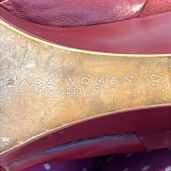 Zara suede ankle boots size 39/ US 8 - Picture 8 of 8